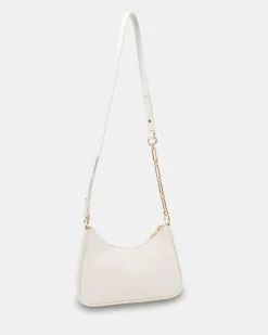 ABIE WHITE SHOULDER BAG