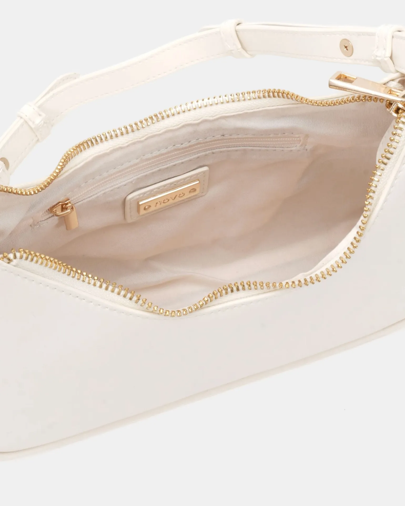 ABIE WHITE SHOULDER BAG