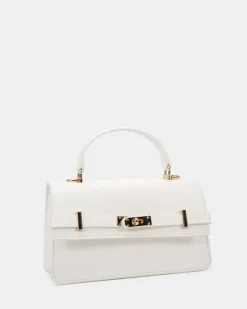 ACHILLES WHITE TOP HANDLE BAG