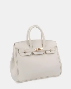 ADORA WHITE TOP HANDLE BAG