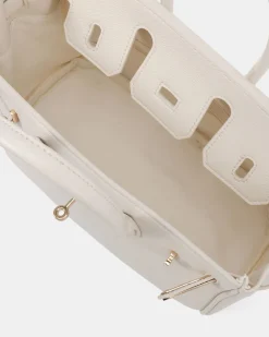 ADORA WHITE TOP HANDLE BAG
