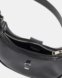 AERYS Black Patent SHOULDER BAG