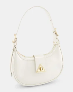 AERYS White Patent SHOULDER BAG