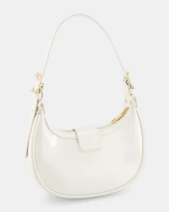 AERYS White Patent SHOULDER BAG