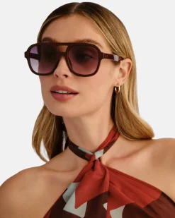 AIRE WHIRLPOOL SUNGLASSES BURGUNDY