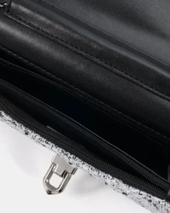 ALEXIE BLACK TWEED Cross Body Bags