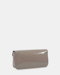 ALORA DOVE PATENT SHOULDER BAG