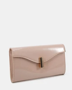 ALYSSE NUDE PATENT Clutch