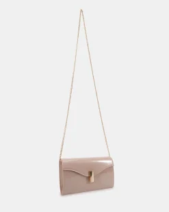 ALYSSE NUDE PATENT Clutch