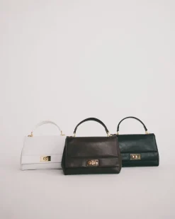 ANDI BLACK TOP HANDLE BAG