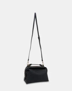 ANNETTE BLACK TOP HANDLE BAG