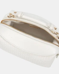 ANNETTE WHITE TOP HANDLE BAG