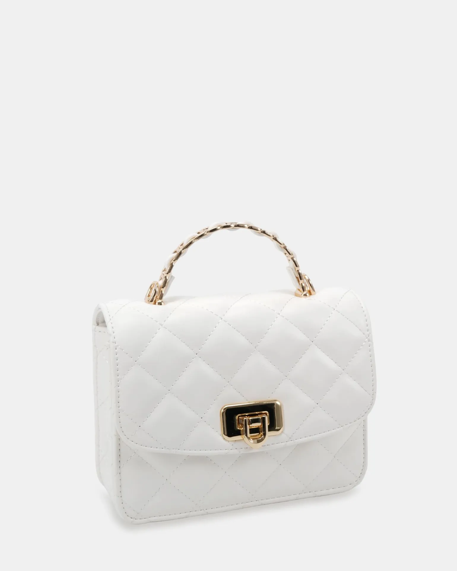 ANTOINE WHITE SHOULDER BAG
