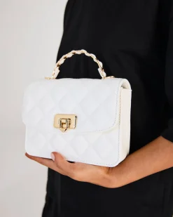 ANTOINE WHITE SHOULDER BAG