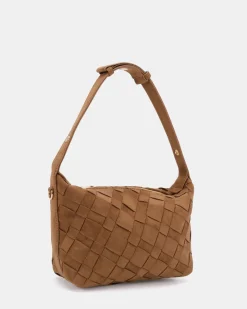 APO Caramel Suede SHOULDER BAG