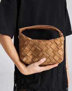 APO Caramel Suede SHOULDER BAG