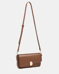 ASHLEIGH MILK CHOCOLATE SHOULDER BAG