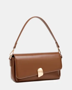 ASHLEIGH MILK CHOCOLATE SHOULDER BAG