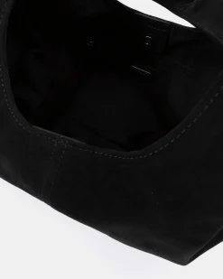 ASTRIX Black Suede Tote Bag