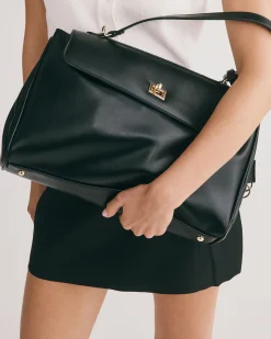 AUGUSTUS BLACK TOP HANDLE BAG