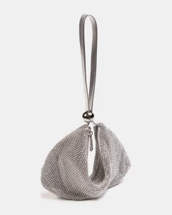 AURALIAS SILVER TOP HANDLE BAG