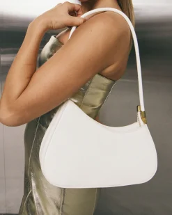 AVELINE WHITE SHOULDER BAG