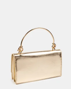AVIANA GOLD TOP HANDLE BAG
