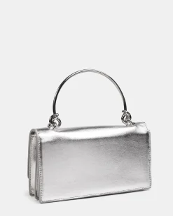 AVIANA SILVER TOP HANDLE BAG