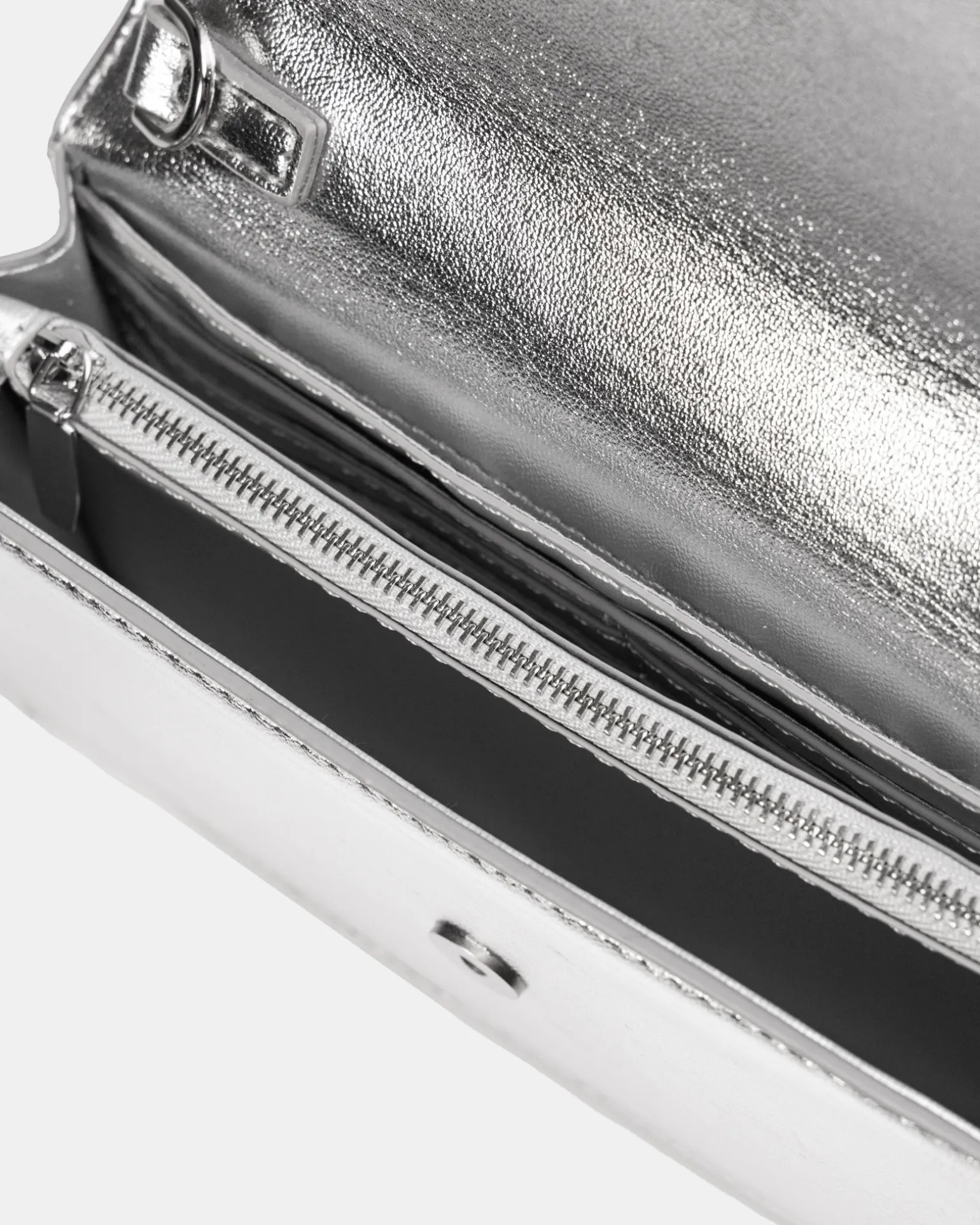 AVIANA SILVER TOP HANDLE BAG