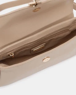 AYELET NEUTRAL SMOOTH SHOULDER BAG