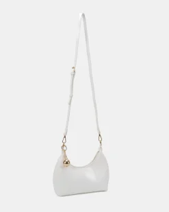 AZRIEL WHITE SHOULDER BAG