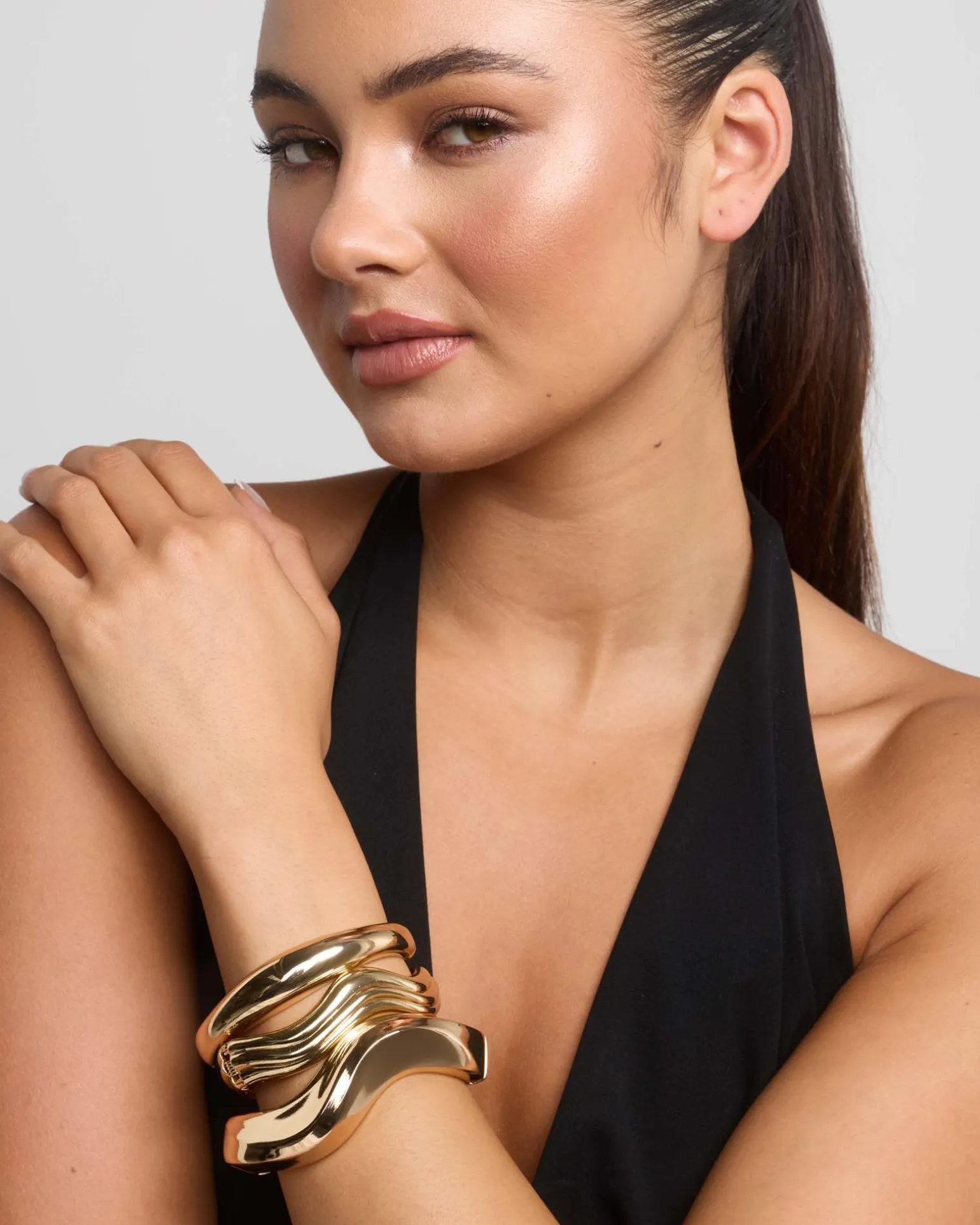 BANGLE - YARELI Metallic Wristwear