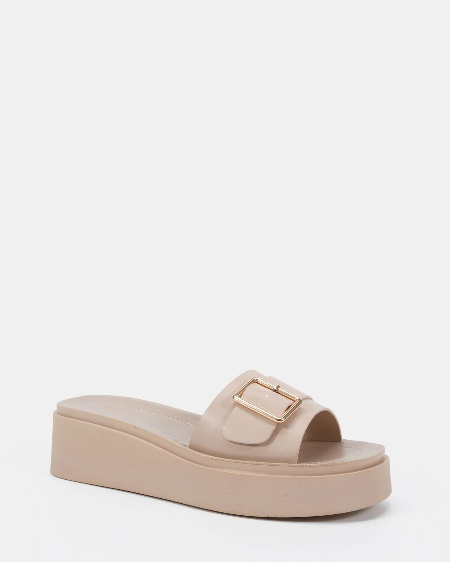 BEATIFIC BEIGE Wedge Heels