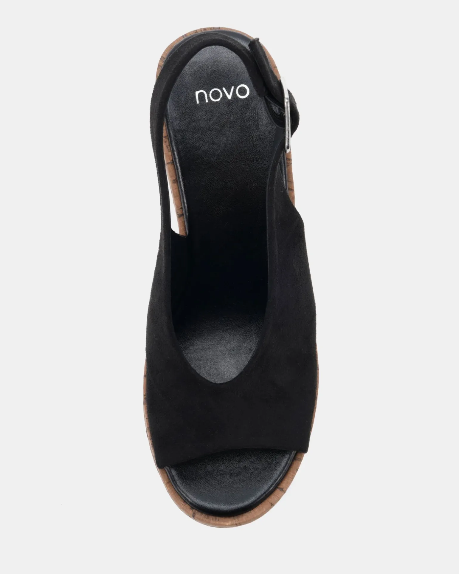BELIEF BLACK Wedge Sandals
