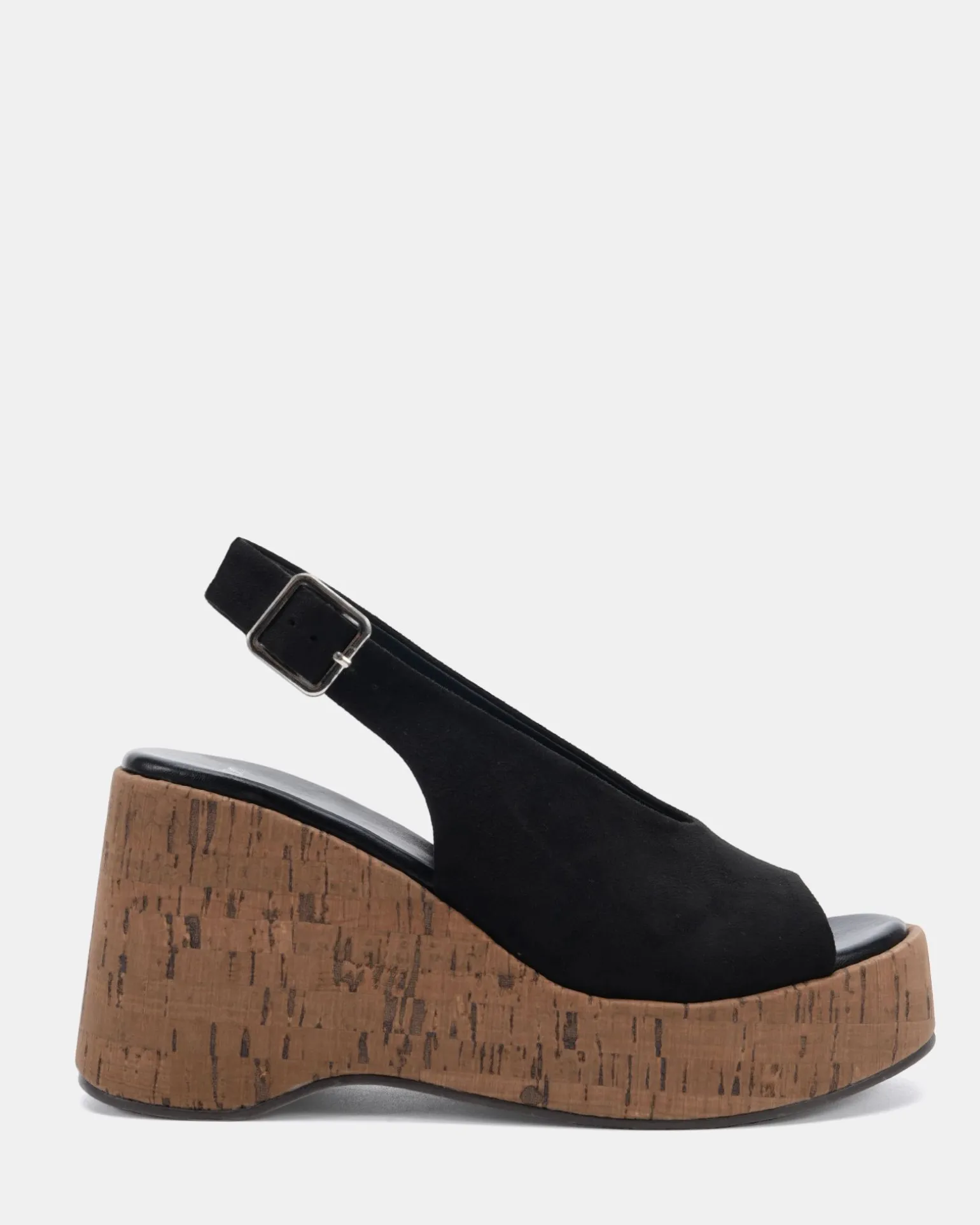 BELIEF BLACK Wedge Sandals