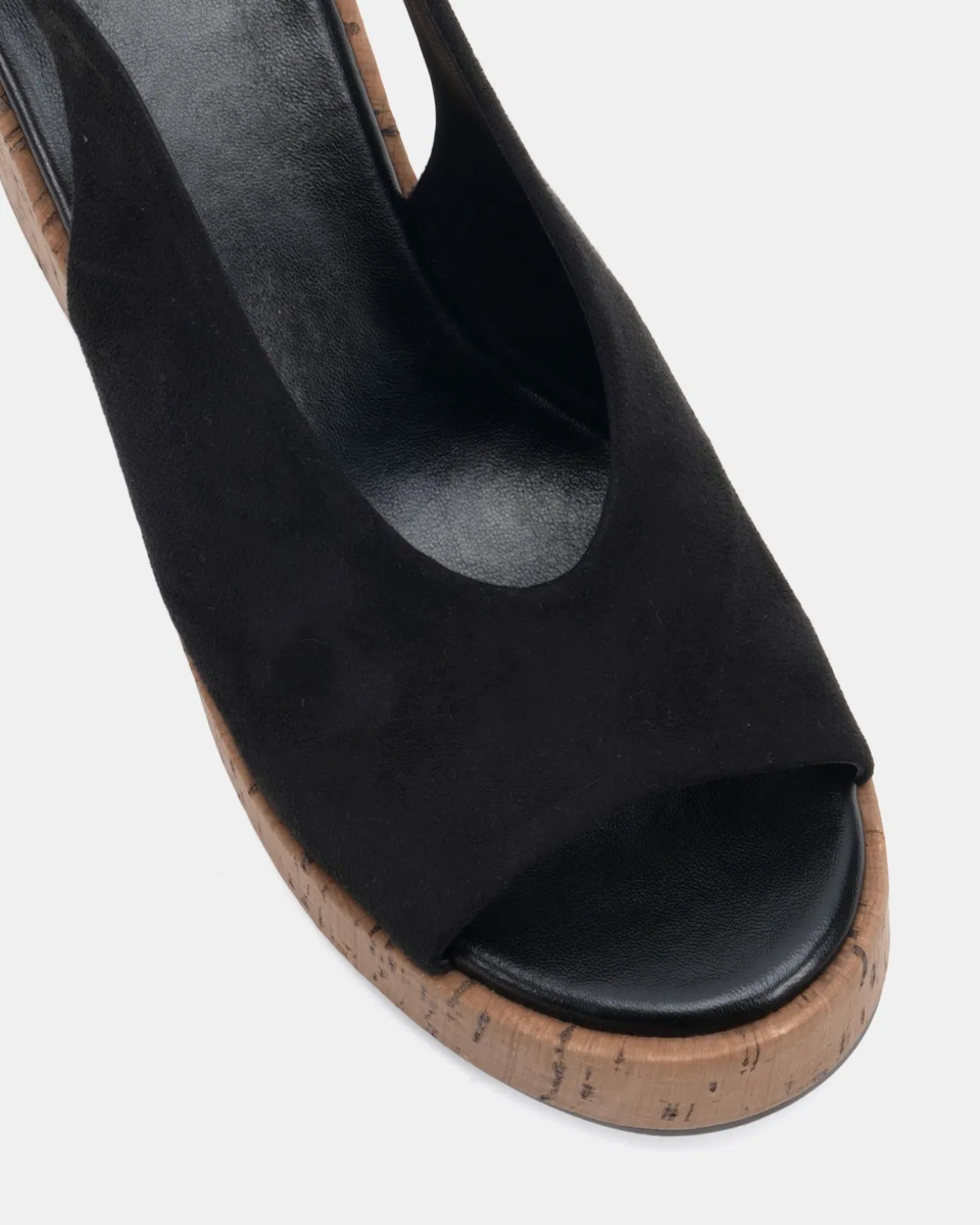 BELIEF BLACK Wedge Sandals
