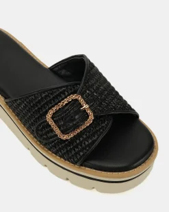 BETTE BLACK RAFFIA