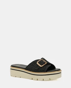 BETTE BLACK RAFFIA