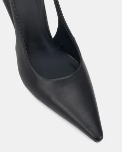 BIANKO BLACK Wedge Sandals