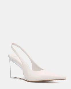 BIANKO WHITE Wedge Sandals