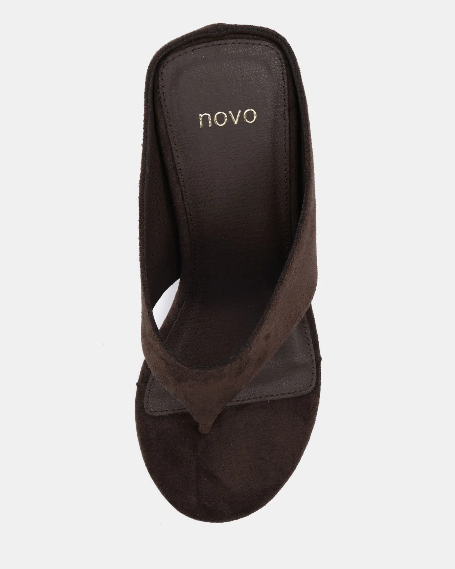 BIBI ESPRESSO SUEDE Wedge Heels
