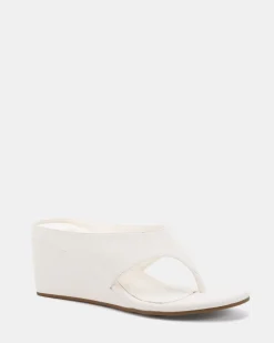 BIBI WHITE Wedge Heels