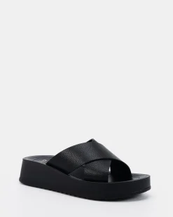 BLERM BLACK Wedge Heels