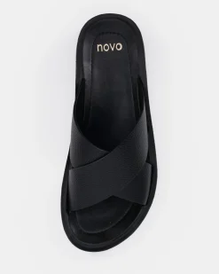 BLERM BLACK Wedge Heels