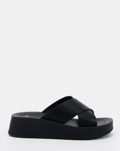 BLERM BLACK Wedge Heels