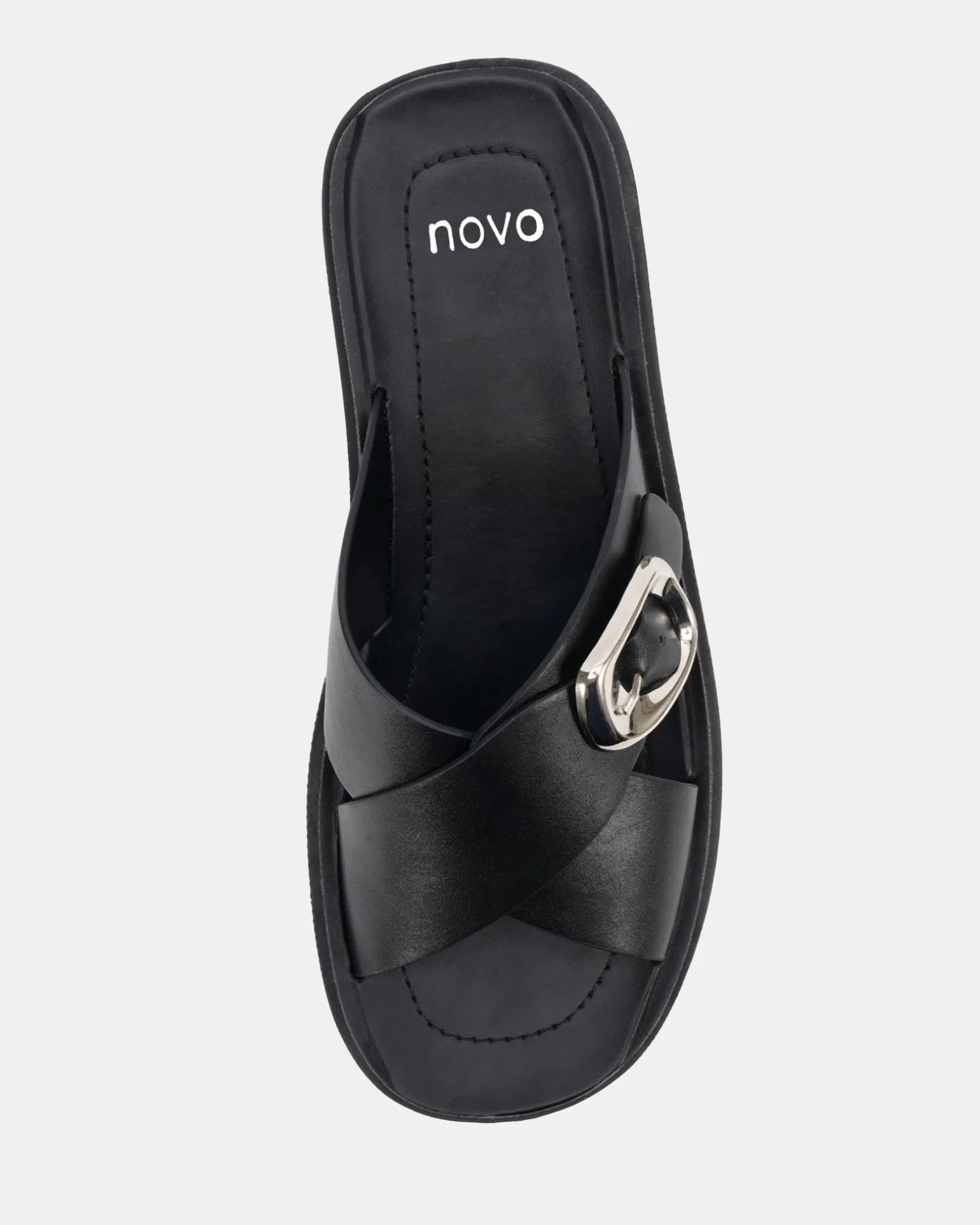 BONANZA BLACK Wedge Heels