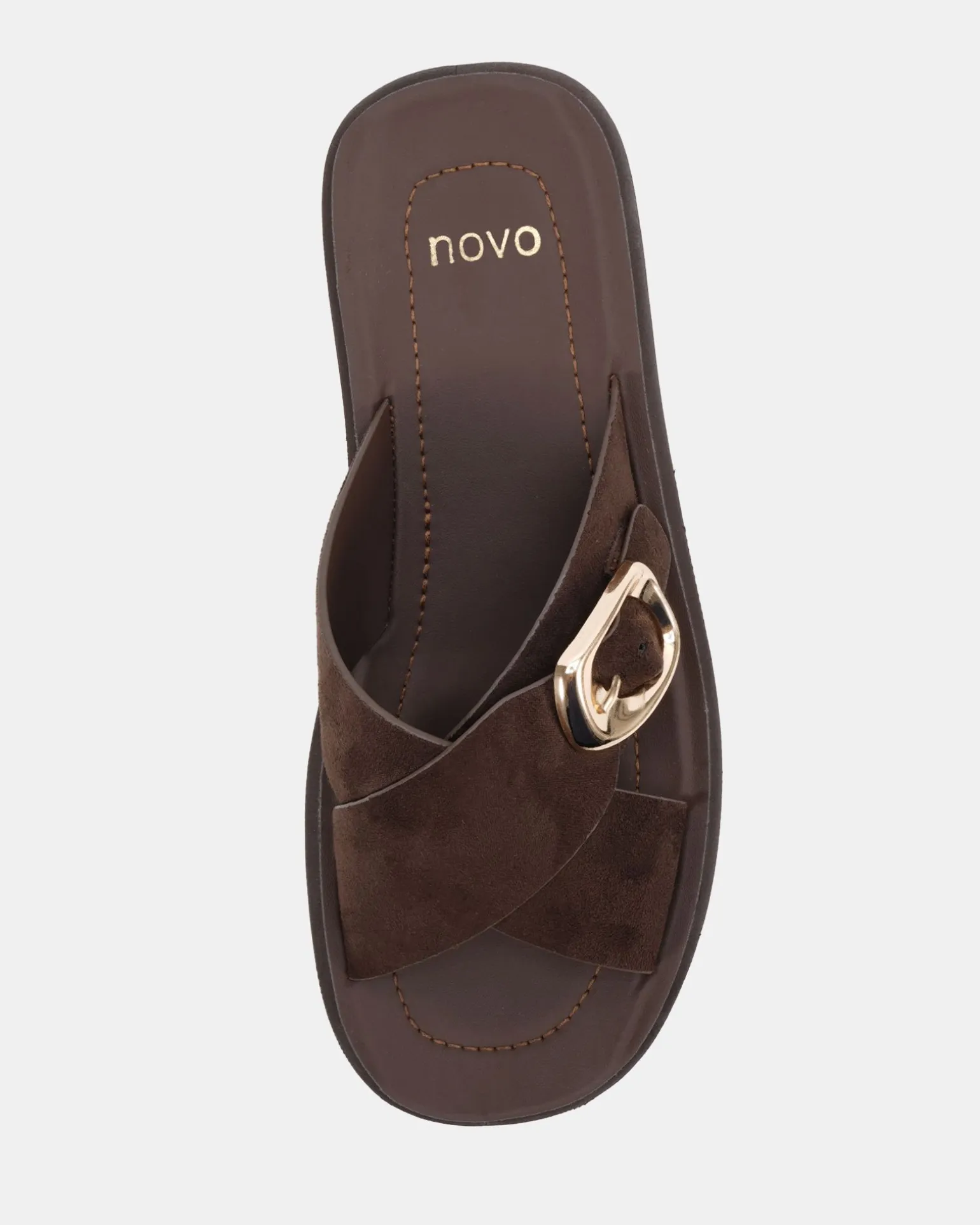 BONANZA ESPRESSO SUEDE Wedge Heels