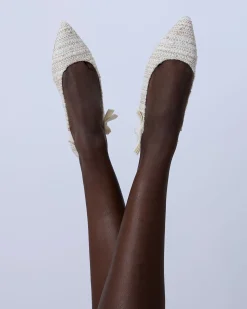 CADANCE NATURAL TWEED Ballet Flats