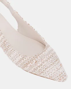 CADANCE NATURAL TWEED Ballet Flats
