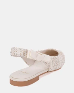 CADANCE NATURAL TWEED Ballet Flats